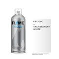Spray Flame Blue 400ml, Transparent White